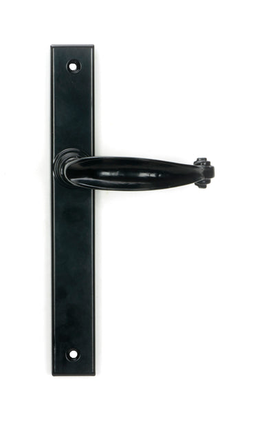 From The Anvil 46400 - Black Cottage Slimline Lever Espag. Latch Set