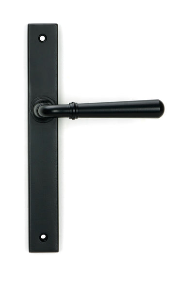 From The Anvil 46411 - Matt Black Newbury Slimline Lever Espag. Latch Set