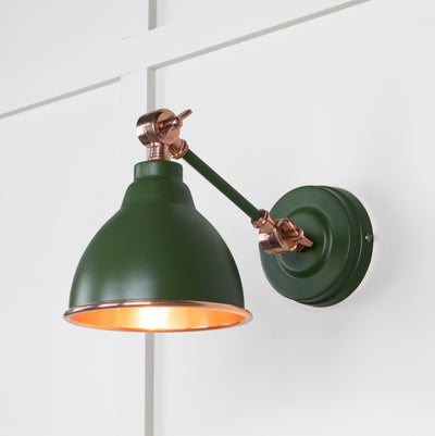 From The Anvil 49714SH - Smooth Copper Brindley Wall Light in Heath