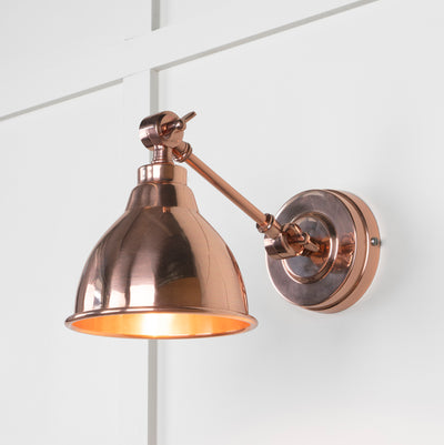 From The Anvil 49714 - Smooth Copper Brindley Wall Light