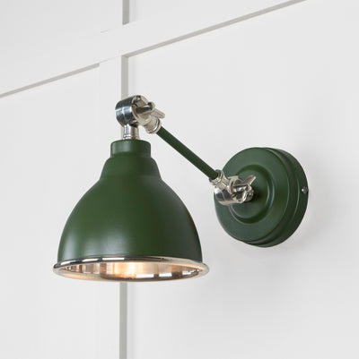 From The Anvil 49715SH - Smooth Nickel Brindley Wall Light in Heath