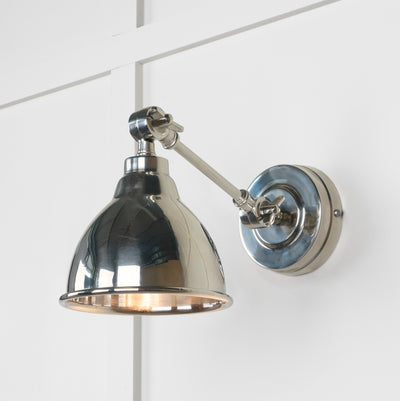 From The Anvil 49715 - Smooth Nickel Brindley Wall Light