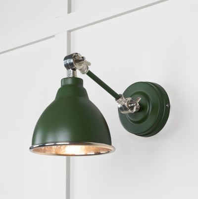 From The Anvil 49718SH - Hammered Nickel Brindley Wall Light in Heath