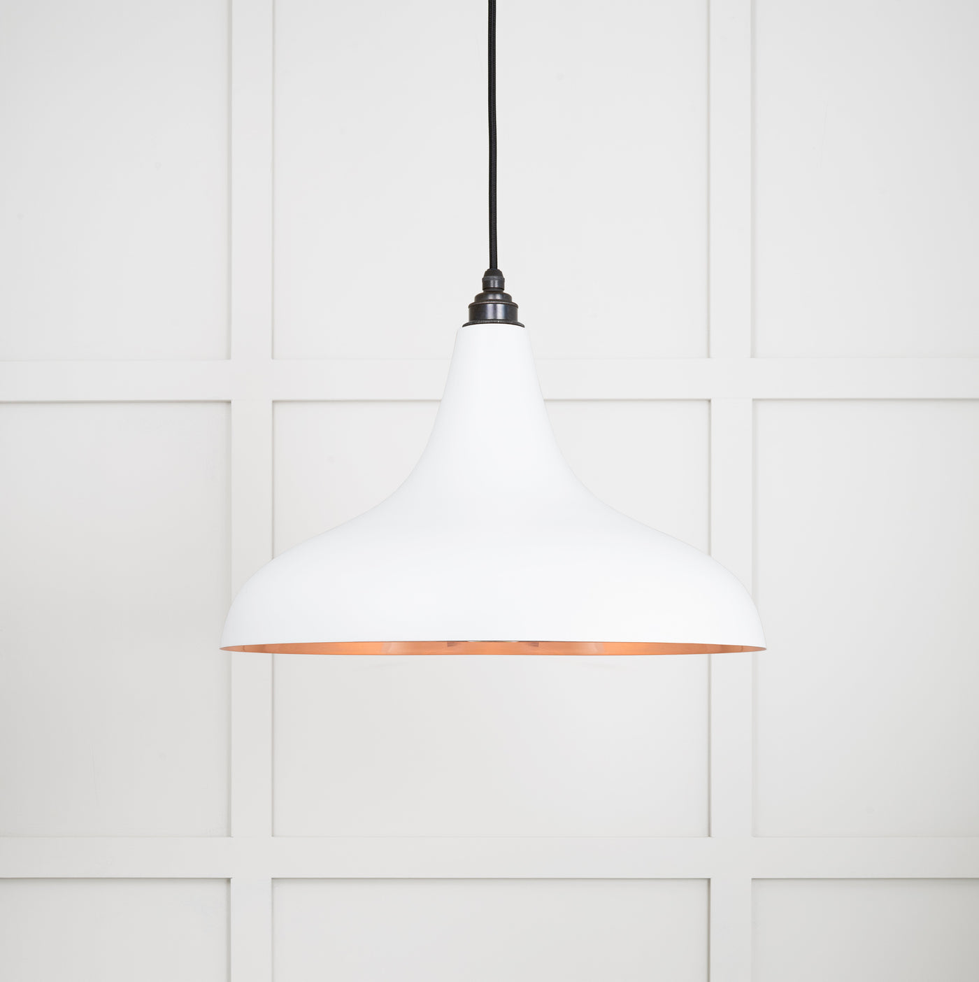 From The Anvil 49720SF - Smooth Copper Frankley Pendant in Flock