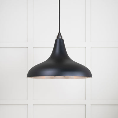 From The Anvil 49721SEB - Smooth Nickel Frankley Pendant in Elan Black