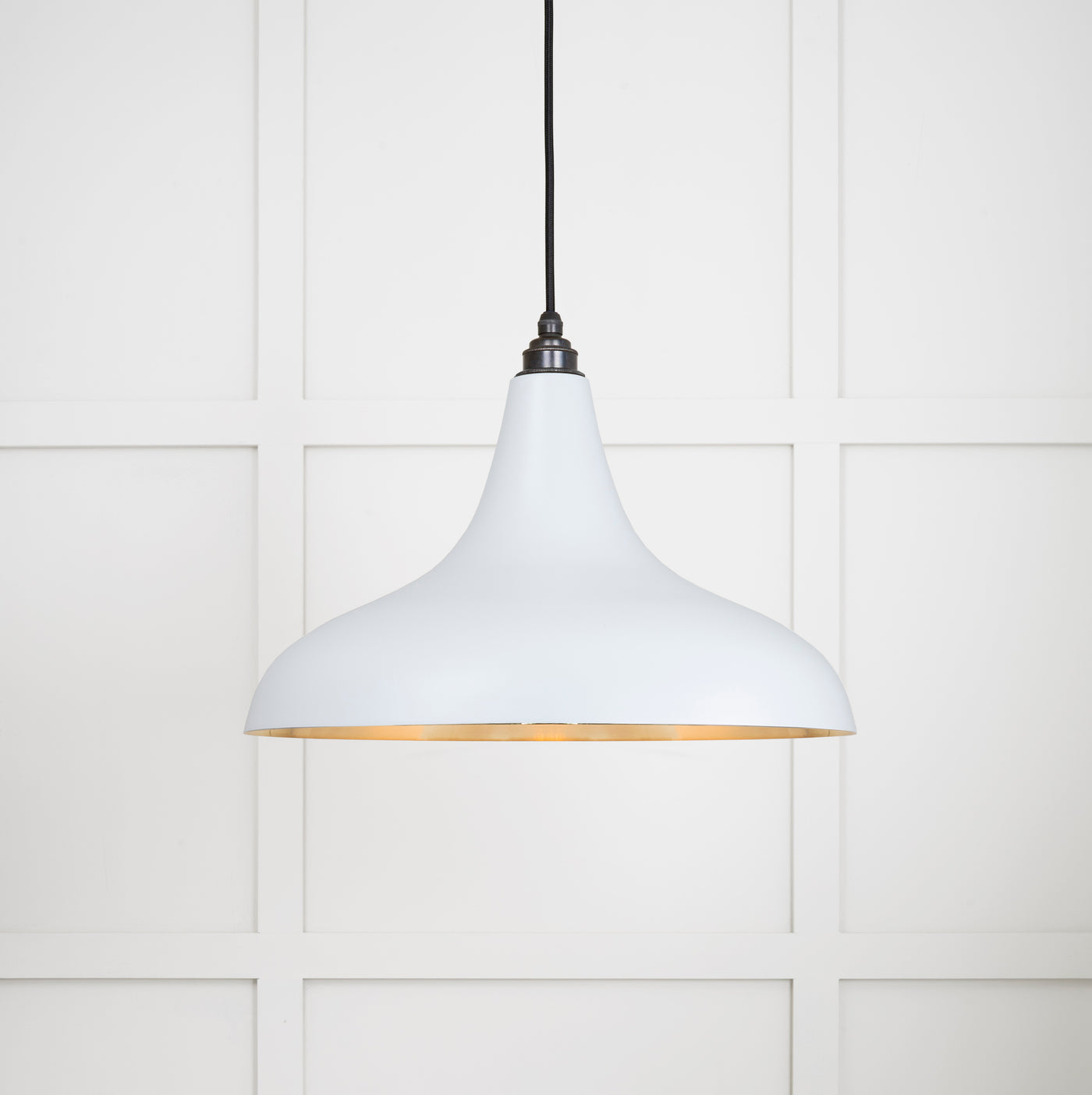 From The Anvil 49722SBI - Smooth Brass Frankley Pendant in Birch