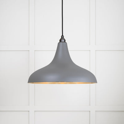 From The Anvil 49722SBL - Smooth Brass Frankley Pendant in Bluff