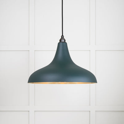 From The Anvil 49722SDI - Smooth Brass Frankley Pendant in Dingle