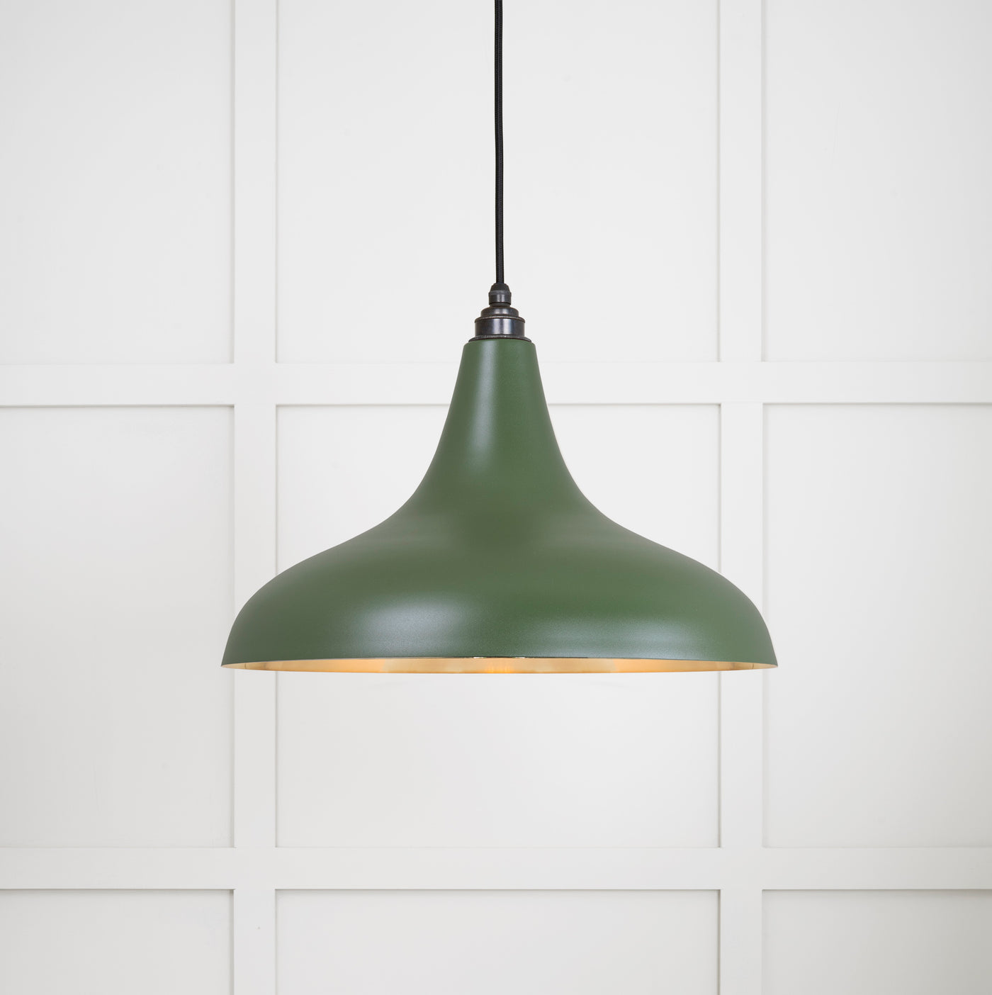 From The Anvil 49722SH - Smooth Brass Frankley Pendant in Heath