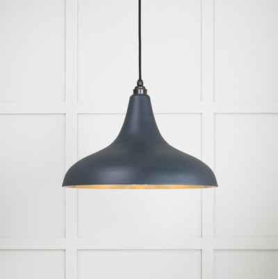 From The Anvil 49722SSO - Smooth Brass Frankley Pendant in Soot