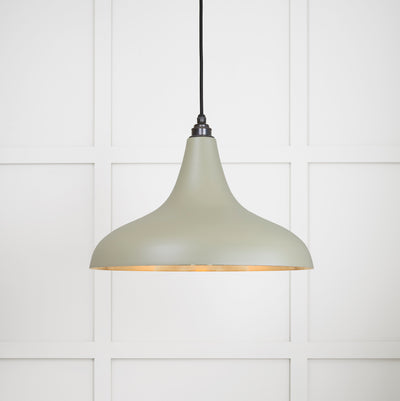 From The Anvil 49722STU - Smooth Brass Frankley Pendant in Tump