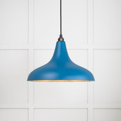 From The Anvil 49722SU - Smooth Brass Frankley Pendant in Upstream