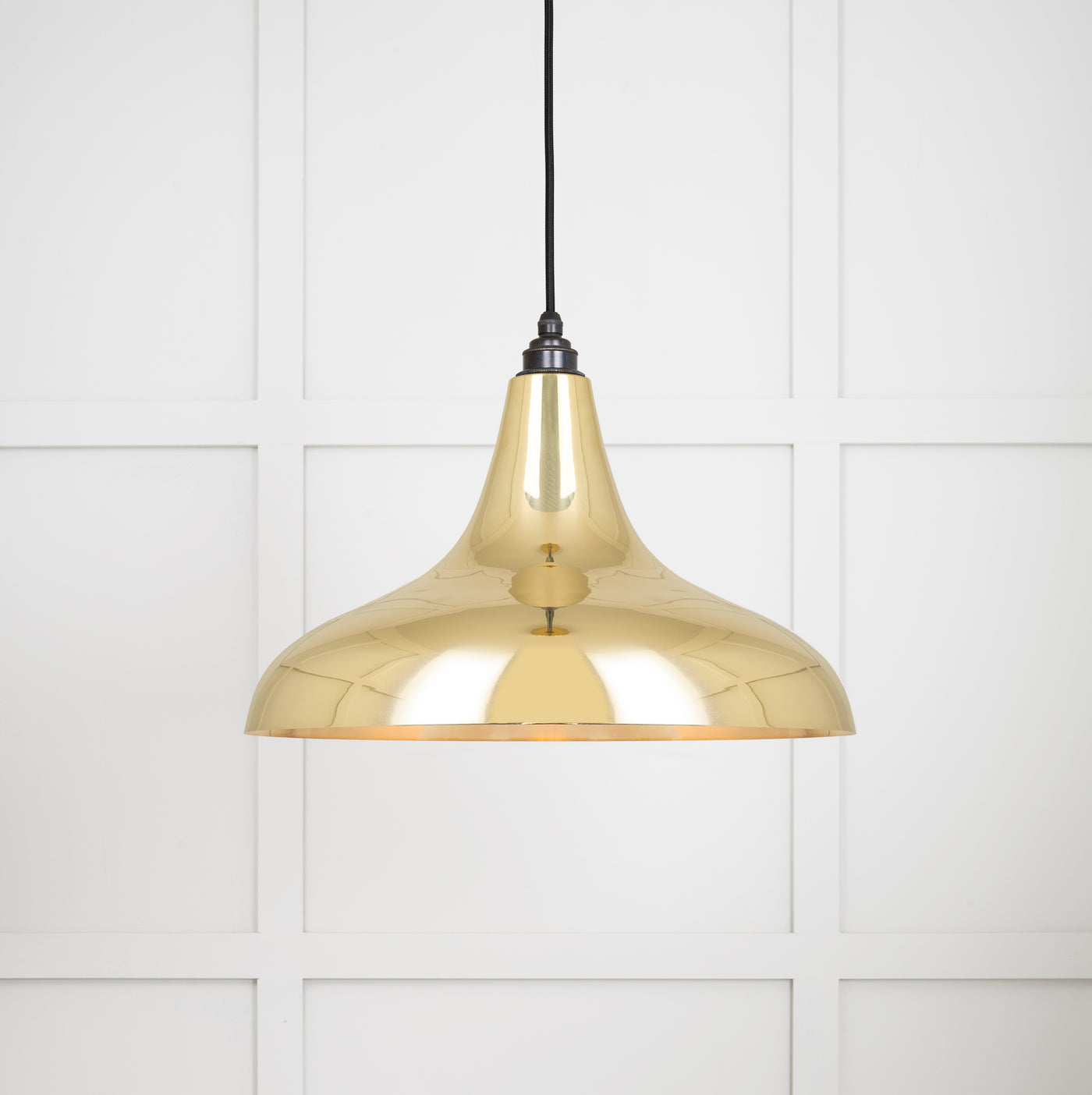 From The Anvil 49722 - Smooth Brass Frankley Pendant