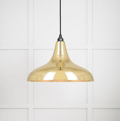 From The Anvil 49722 - Smooth Brass Frankley Pendant