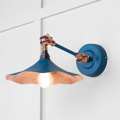 From The Anvil 49723SU - Smooth Copper Flora Wall Light in Upstream