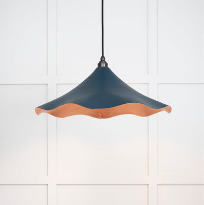 From The Anvil 49729SDU - Smooth Copper Flora Pendant in Dusk