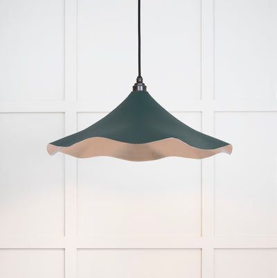 From The Anvil 49730SDI - Smooth Nickel Flora Pendant in Dingle