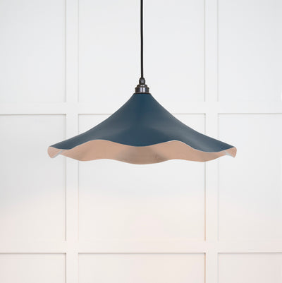 From The Anvil 49730SDU - Smooth Nickel Flora Pendant in Dusk