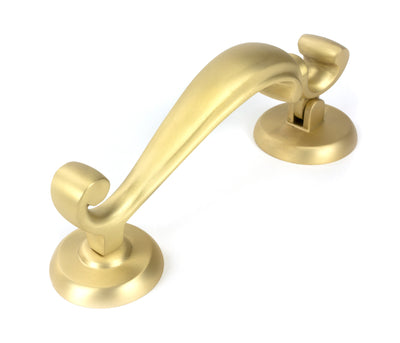 From The Anvil 50884 - Satin Brass Doctors Door Knocker