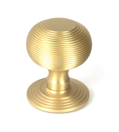 From The Anvil 50887 - Satin Brass Beehive Centre Door Knob