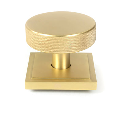 From The Anvil 50896 - Satin Brass Brompton Centre Door Knob (Square)