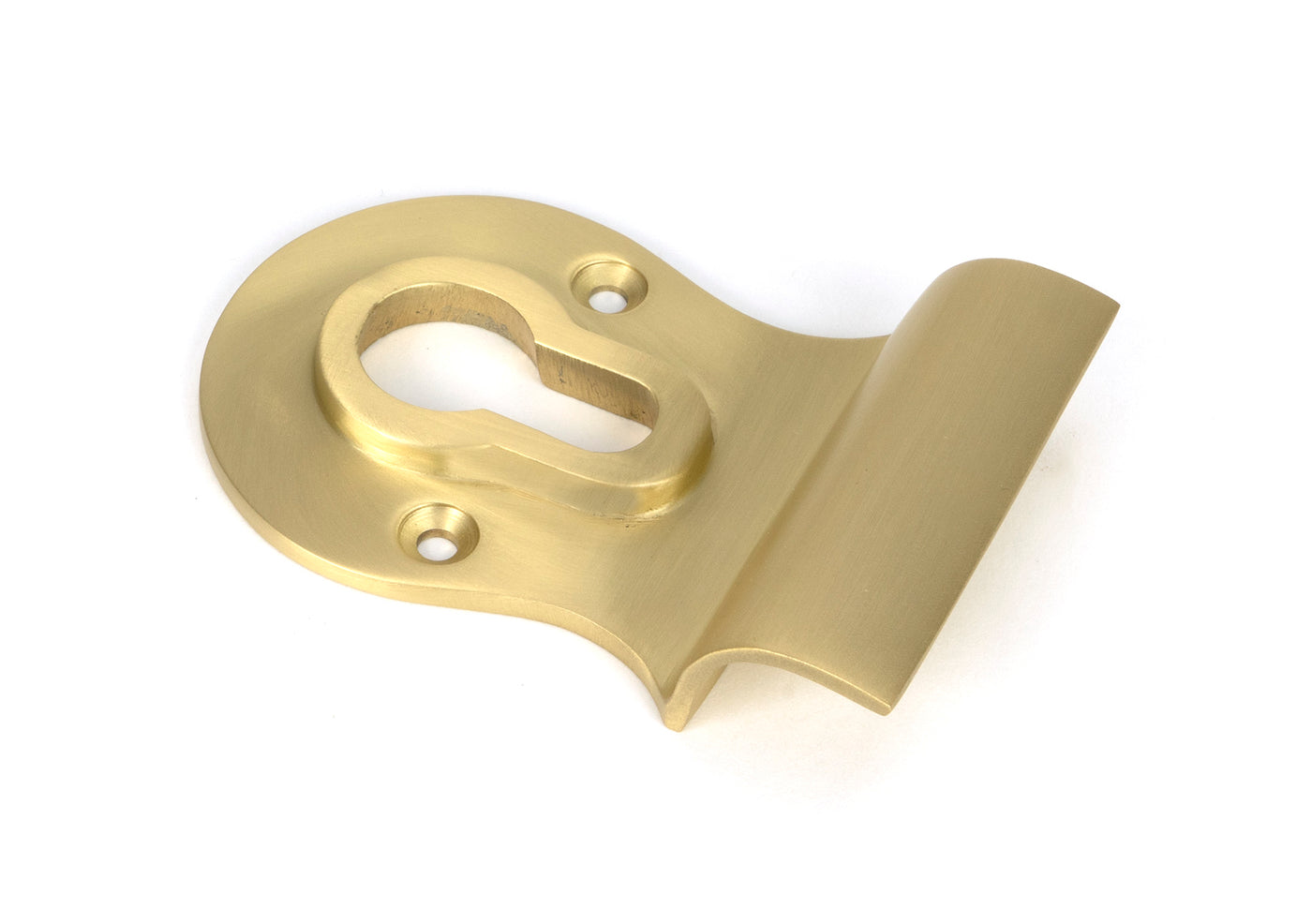 From The Anvil 50898 - Satin Brass Euro Door Pull