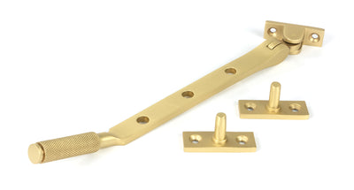 From The Anvil 50921 - Satin Brass 8" Brompton Stay