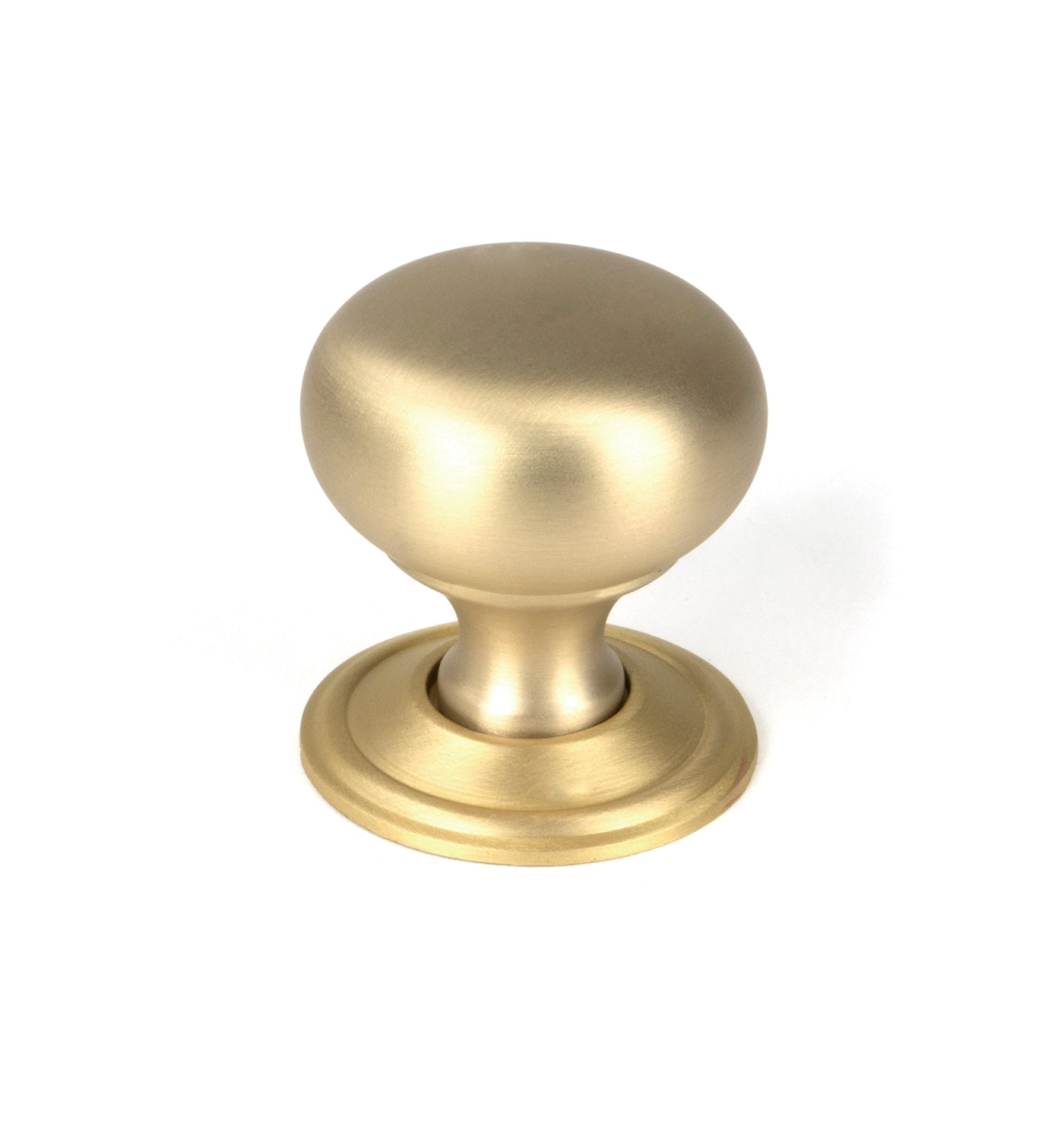 From The Anvil 50929 - Satin Brass Mushroom Cabinet Knob 32mm