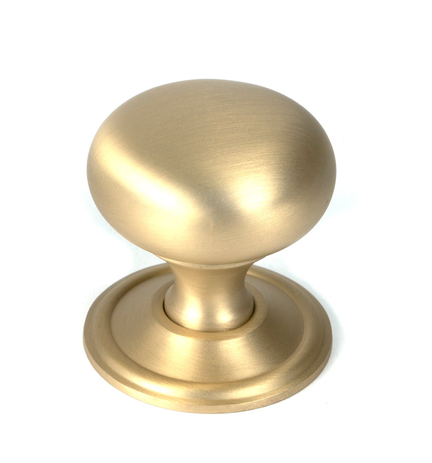 From The Anvil 50930 - Satin Brass Mushroom Cabinet Knob 38mm