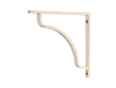 From The Anvil 51091 - Polished Nickel Abingdon Shelf Bracket (150mm x 150mm)