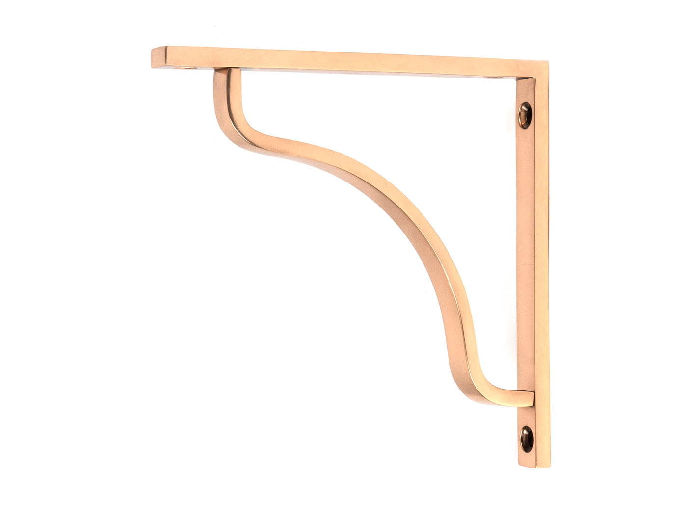 From The Anvil 51093 - Polished Bronze Abingdon Shelf Bracket (150mm x 150mm)