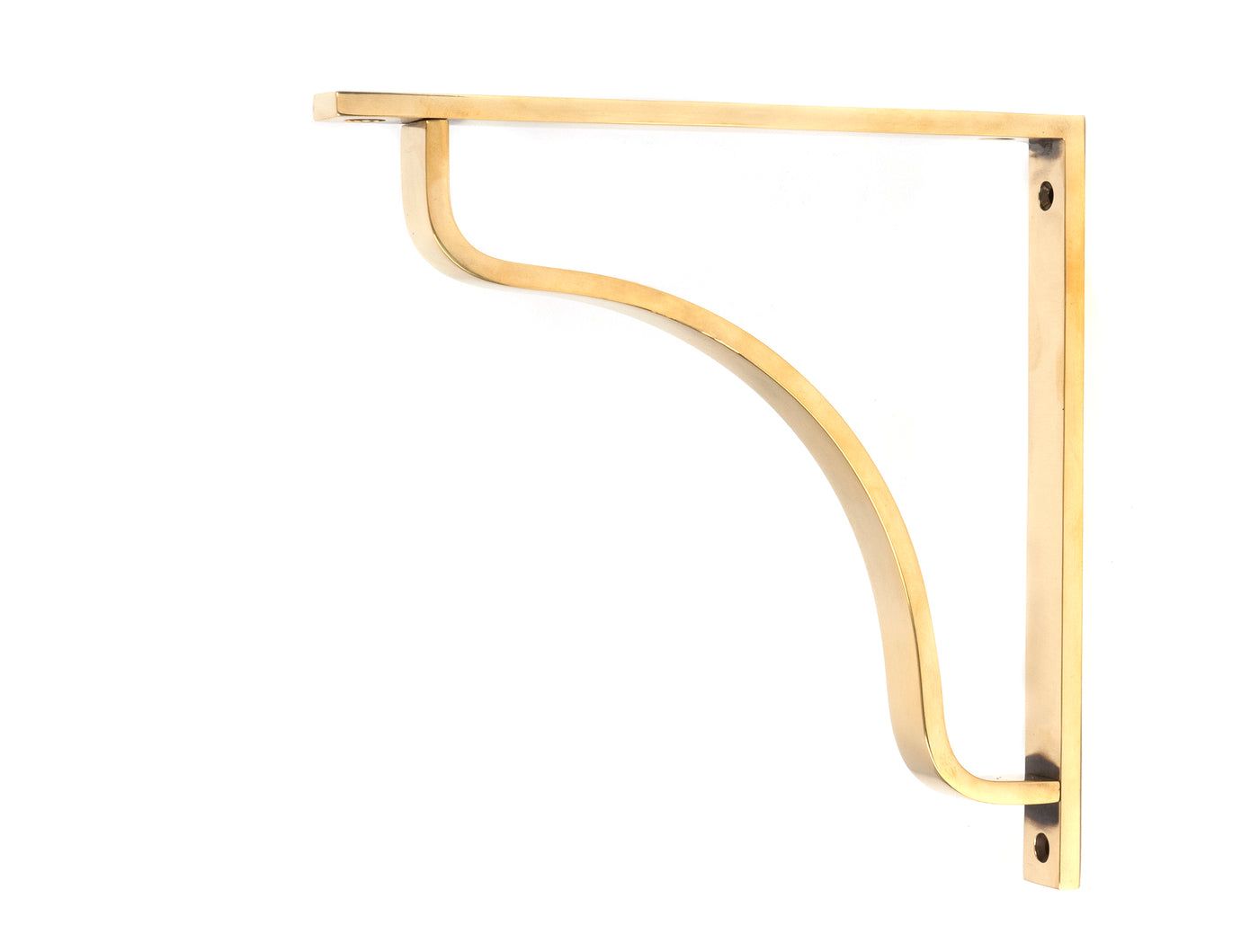 From The Anvil 51096 - Aged Brass Abingdon Shelf Bracket (200mm x 200mm)