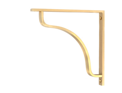 From The Anvil 51097 - Satin Brass Abingdon Shelf Bracket (200mm x 200mm)