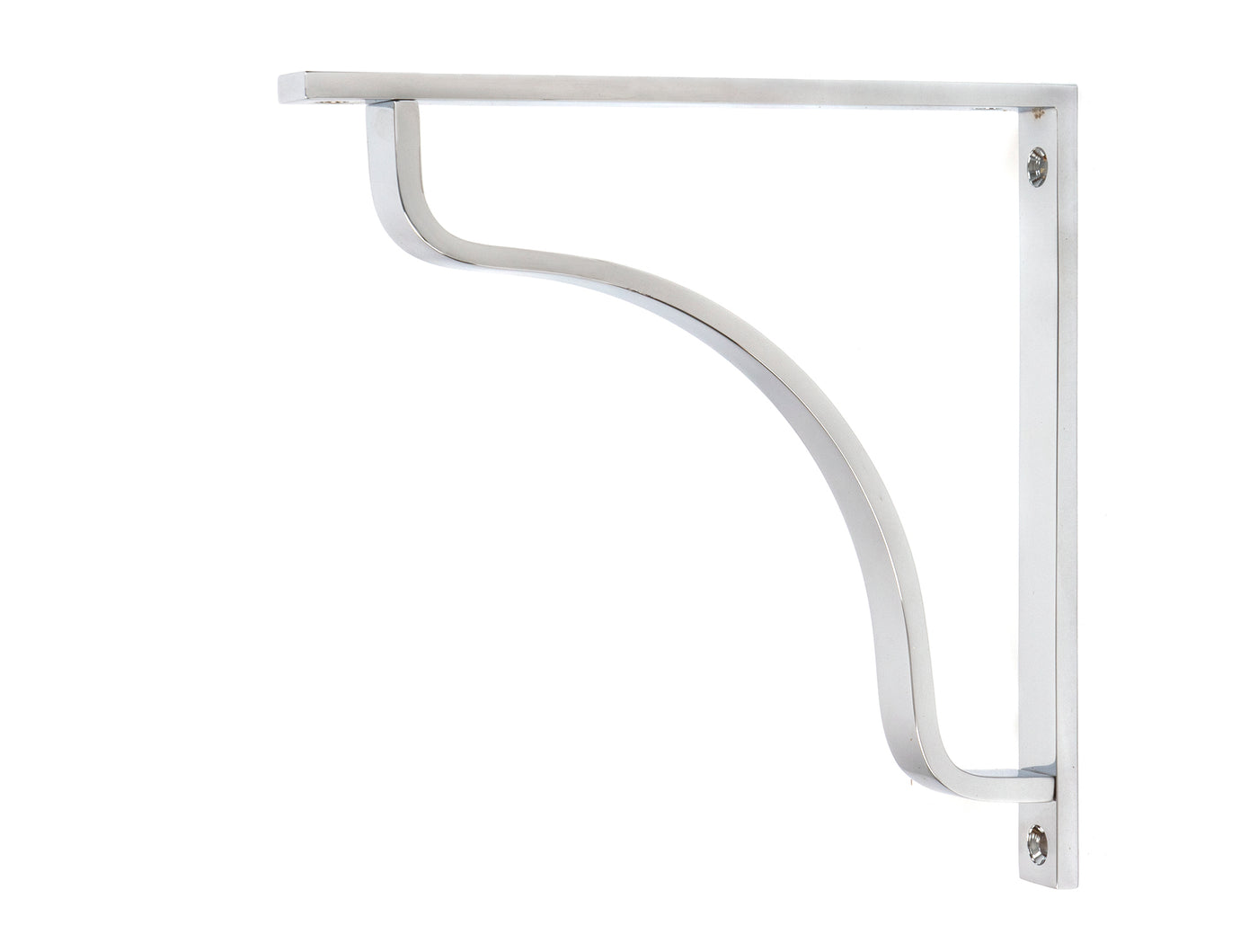 From The Anvil 51099 - Polished Chrome Abingdon Shelf Bracket (200mm x 200mm)