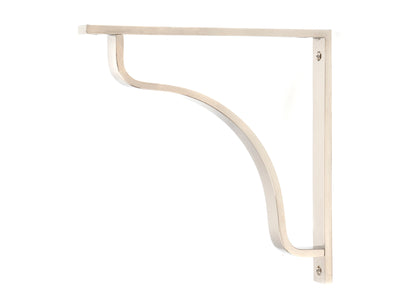 From The Anvil 51101 - Polished Nickel Abingdon Shelf Bracket (200mm x 200mm)