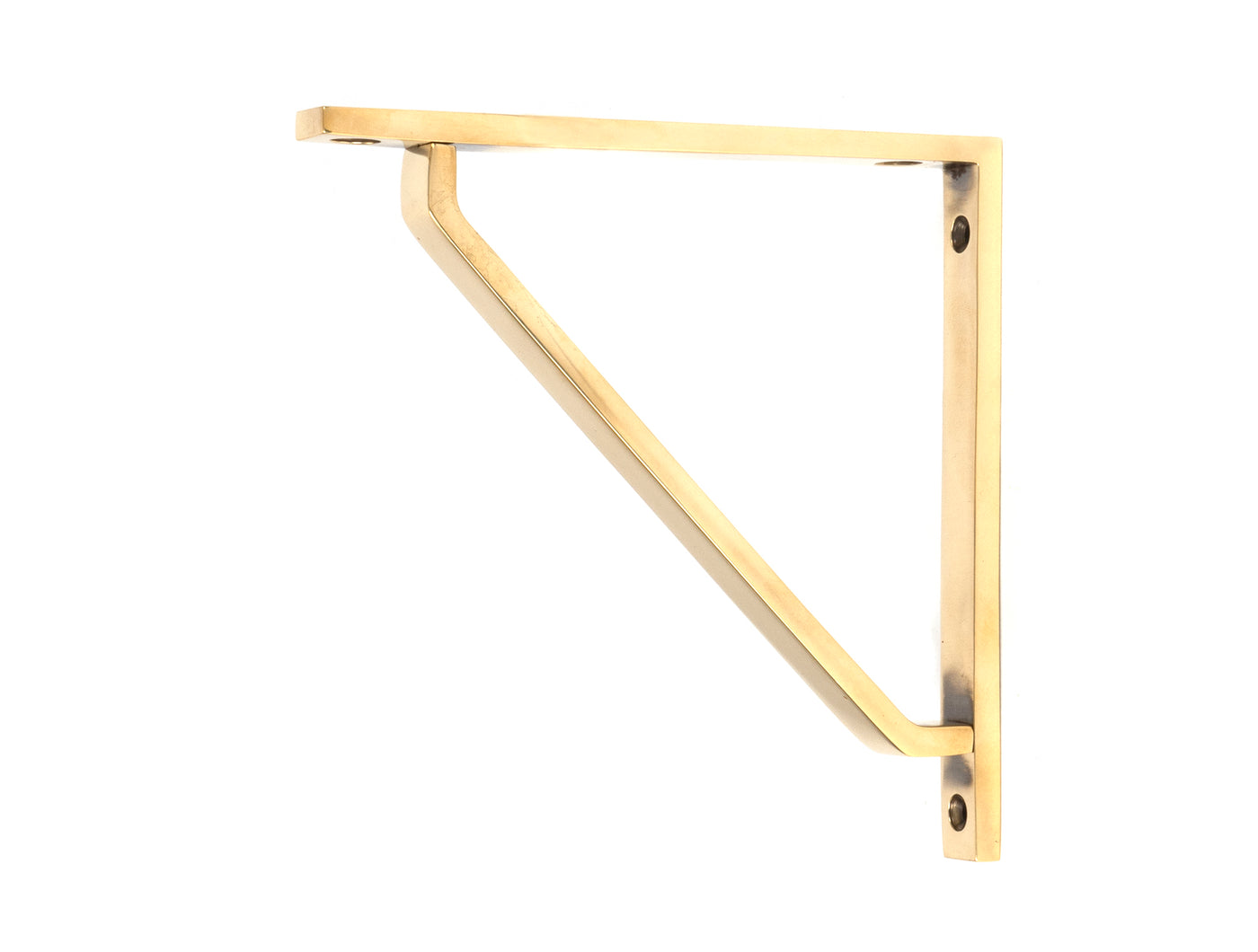 From The Anvil 51106 - Aged Brass Barton Shelf Bracket (150mm x 150mm)