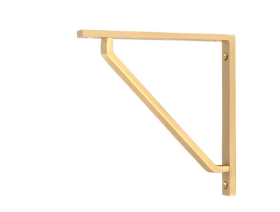 From The Anvil 51107 - Satin Brass Barton Shelf Bracket (150mm x 150mm)