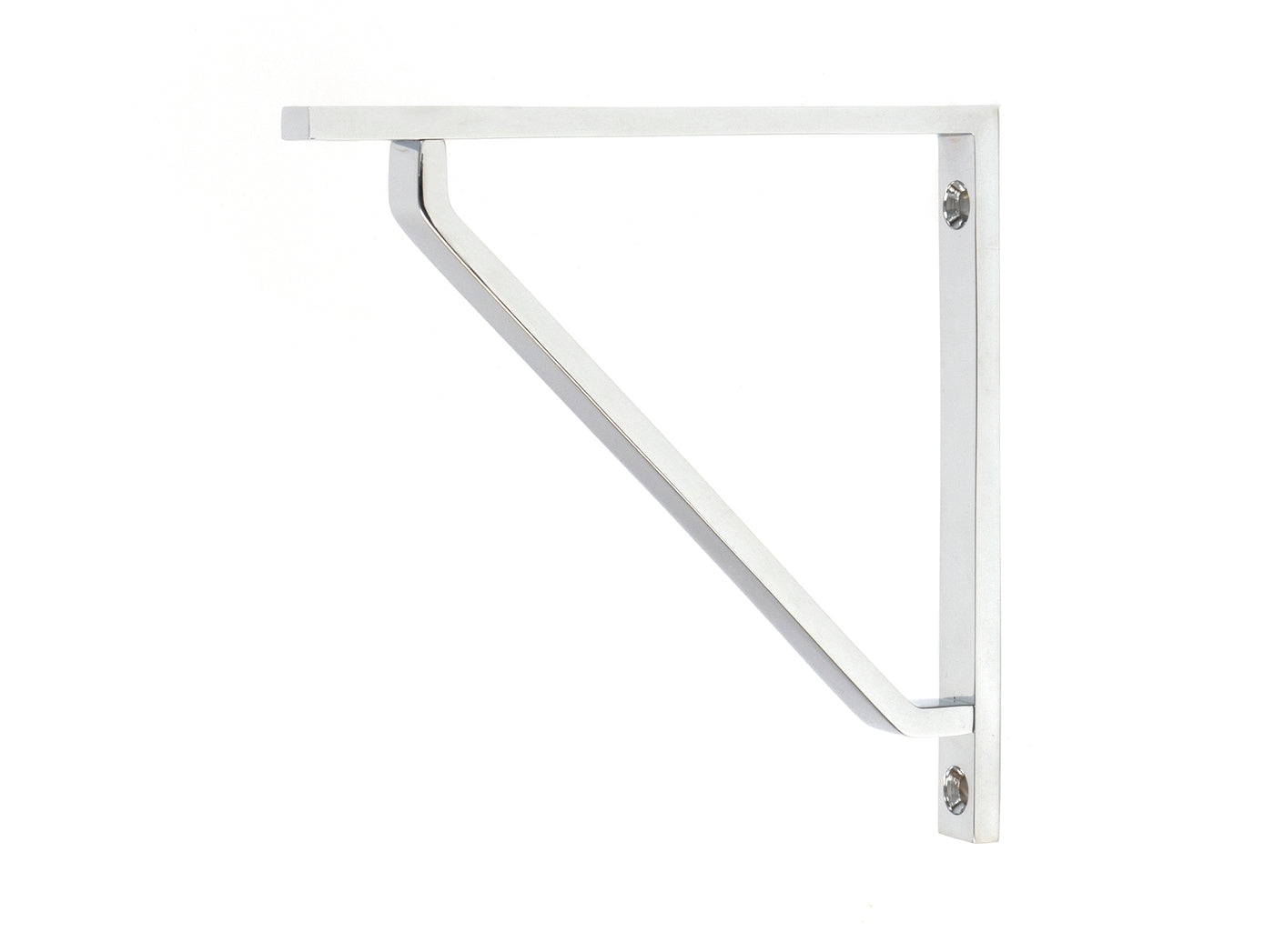 From The Anvil 51109 - Polished Chrome Barton Shelf Bracket (150mm x 150mm)