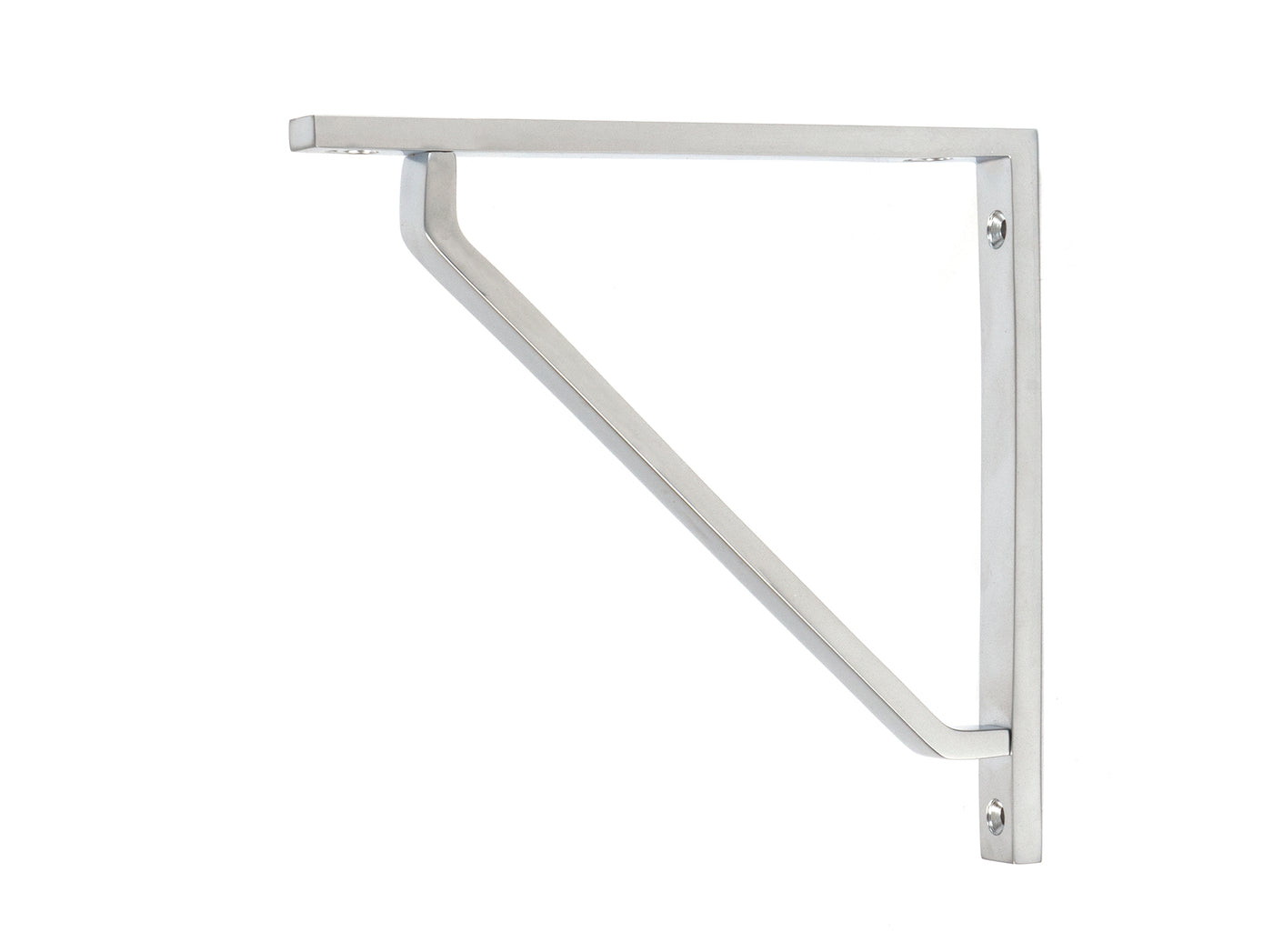 From The Anvil 51110 - Satin Chrome Barton Shelf Bracket (150mm x 150mm)