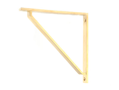 From The Anvil 51115 - Polished Brass Barton Shelf Bracket (200mm x 200mm)