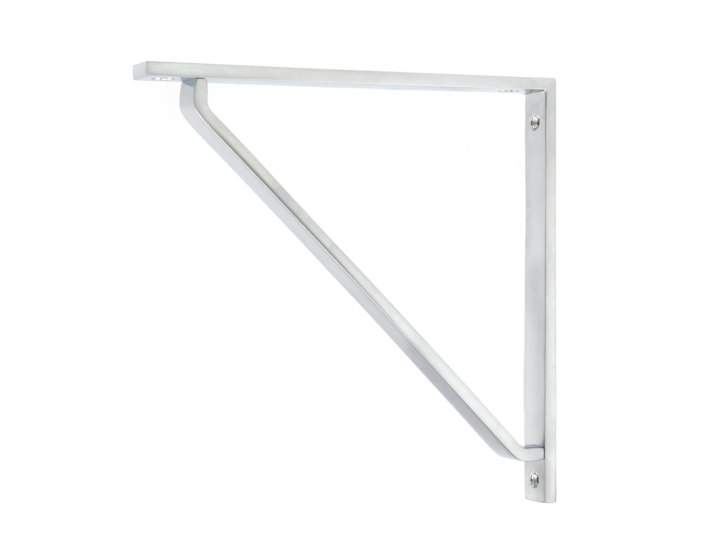 From The Anvil 51120 - Satin Chrome Barton Shelf Bracket (200mm x 200mm)