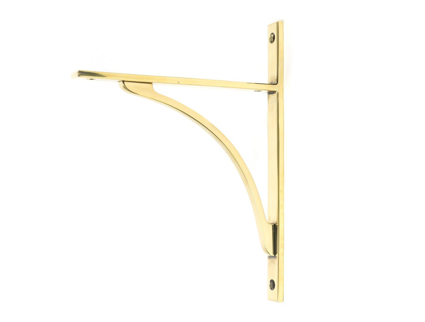 From The Anvil 51126 - Aged Brass Apperley Shelf Bracket (260mm x 200mm)