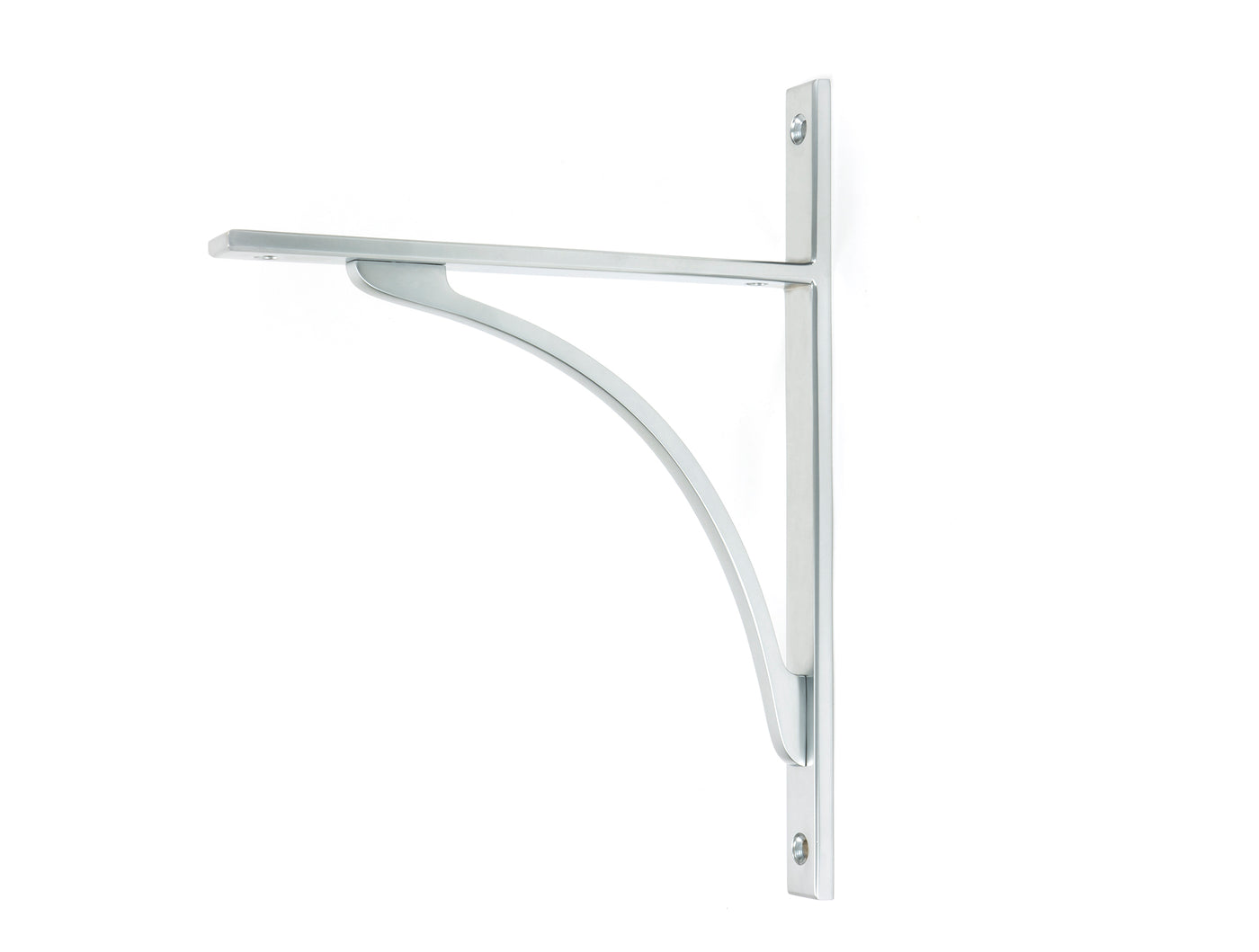 From The Anvil 51130 - Satin Chrome Apperley Shelf Bracket (260mm x 200mm)