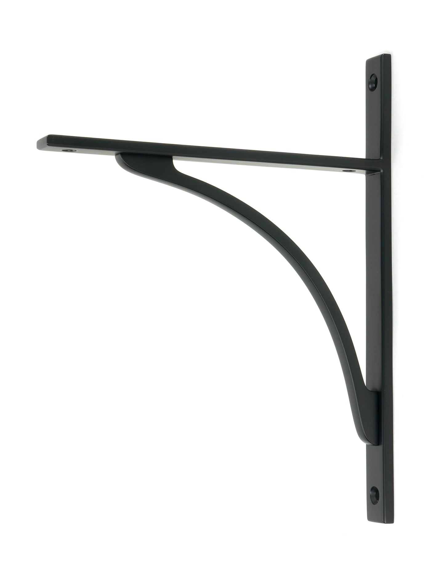 From The Anvil 51134 - Matt Black Apperley Shelf Bracket (260mm x 200mm)