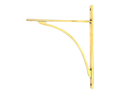 From The Anvil 51136 - Aged Brass Apperley Shelf Bracket (314mm x 250mm)