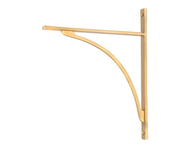 From The Anvil 51137 - Satin Brass Apperley Shelf Bracket (314mm x 250mm)