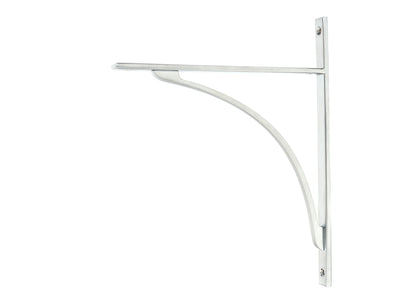 From The Anvil 51140 - Satin Chrome Apperley Shelf Bracket (314mm x 250mm)