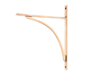 From The Anvil 51143 - Polished Bronze Apperley Shelf Bracket (314mm x 250mm)