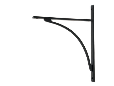 From The Anvil 51144 - Matt Black Apperley Shelf Bracket (314mm x 250mm)