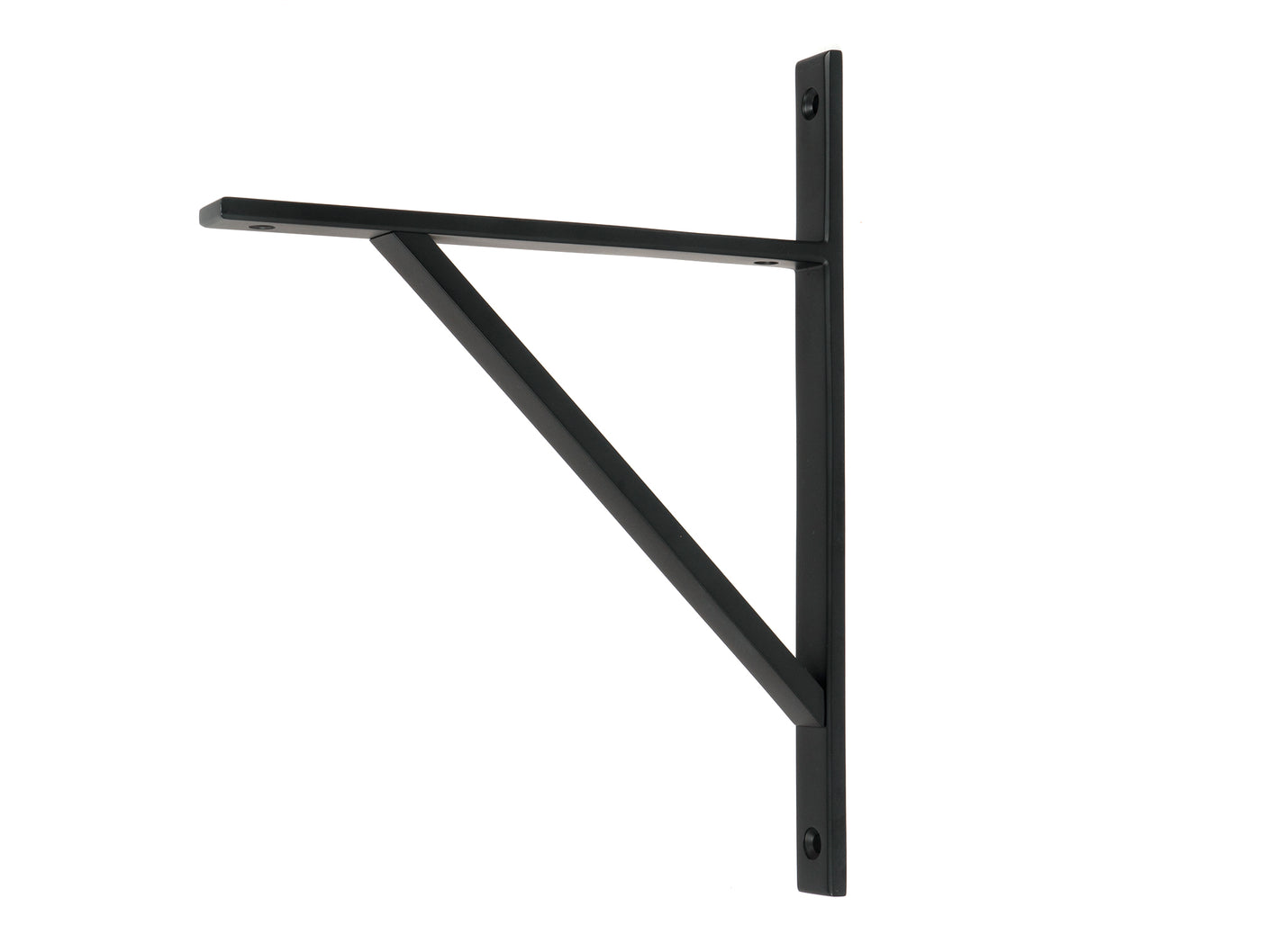 From The Anvil 51154 - Matt Black Chalfont Shelf Bracket (260mm x 200mm)